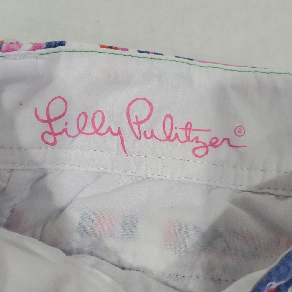Lily Pulitzer The Callahan Shorts Gillty Print Size 00 - Picture 5 of 7